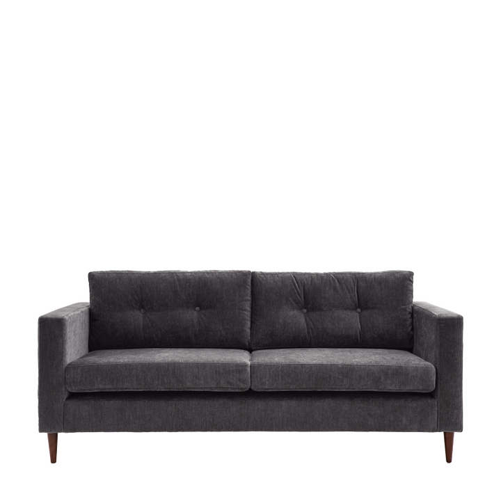 3 Seater Sofa- Chester in Charcoal Grey