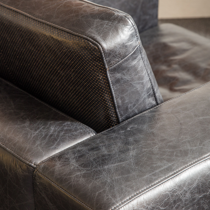 Armchair- Leather- Greenwich- Cushion