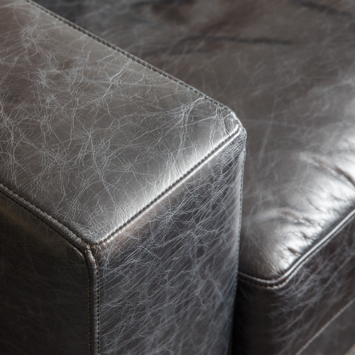 Armchair- Leather- Greenwich- Leather Detail