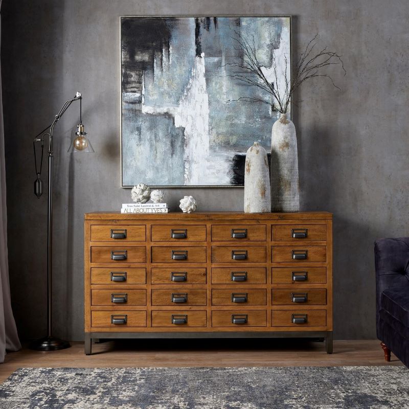 Chest of Drawers- Hill Interiors- The Draftsman- 20 Drawer Merchant- Lifestyle