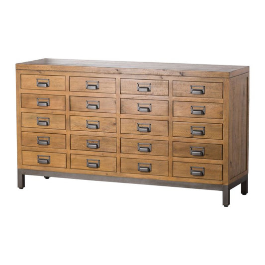 Chest of Drawers- Hill Interiors- The Draftsman- 20 Drawer Merchant