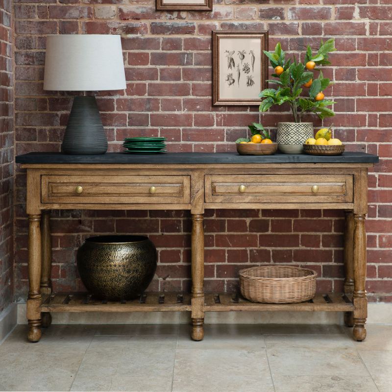 Console Table- 2 Drawer- York