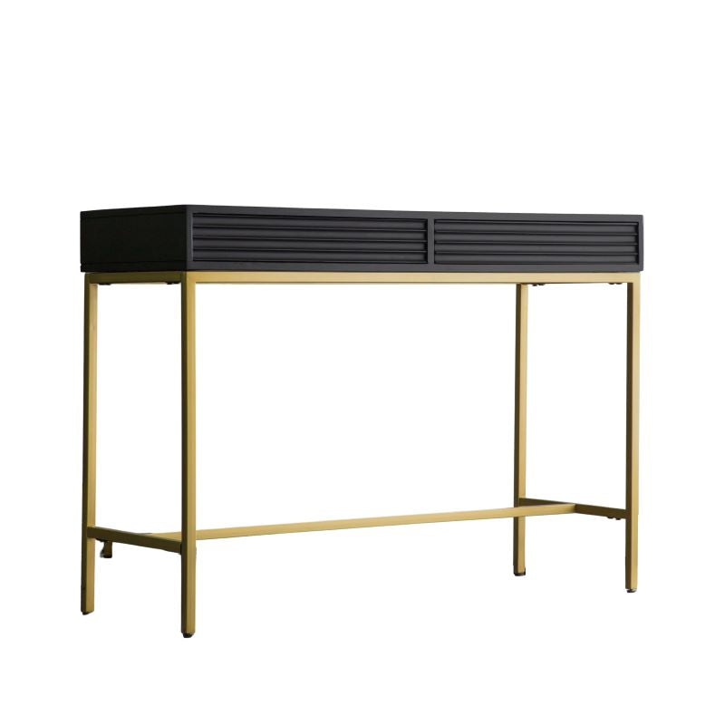 Console Table- Ripple 2 Drawer- Side- Angle