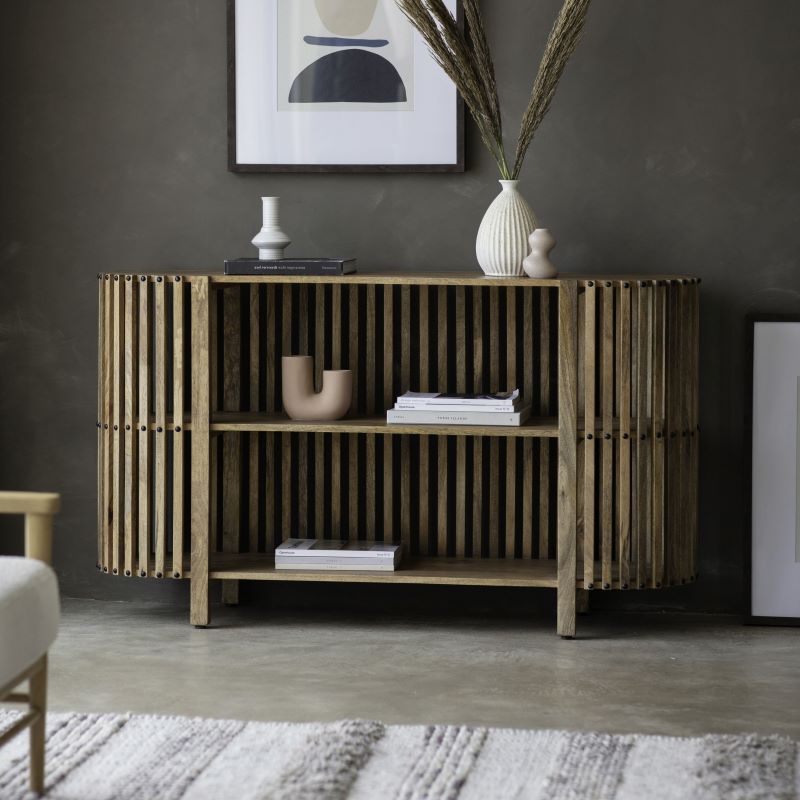Console Table- Voss Slatted- Lifestyle