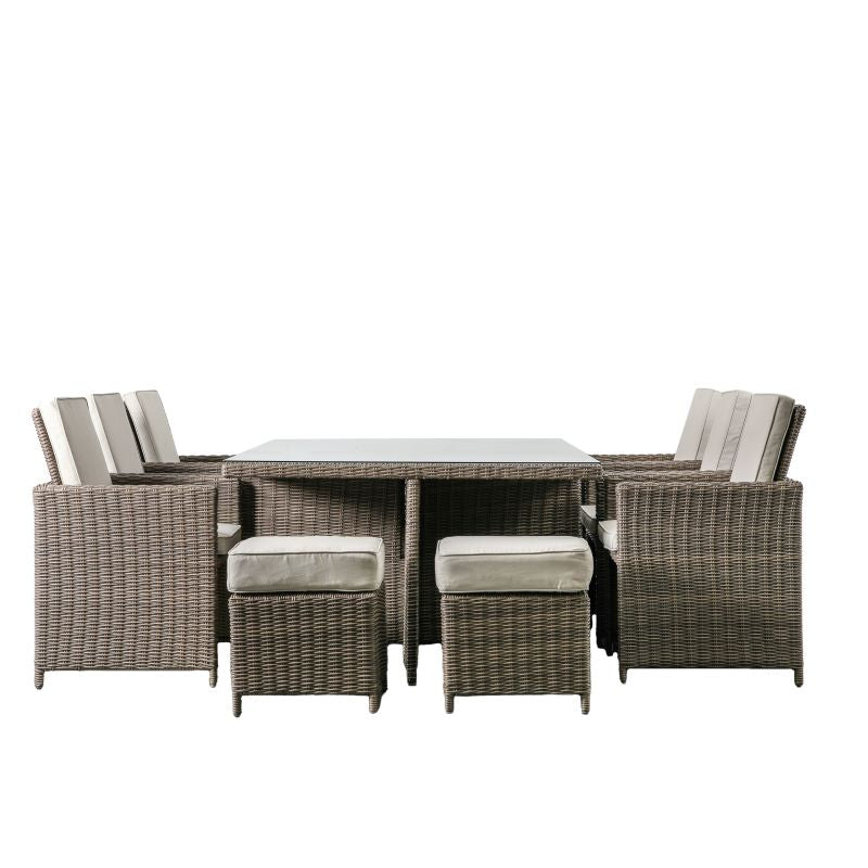 Cube Dining Set- Rondin- 10 Seater