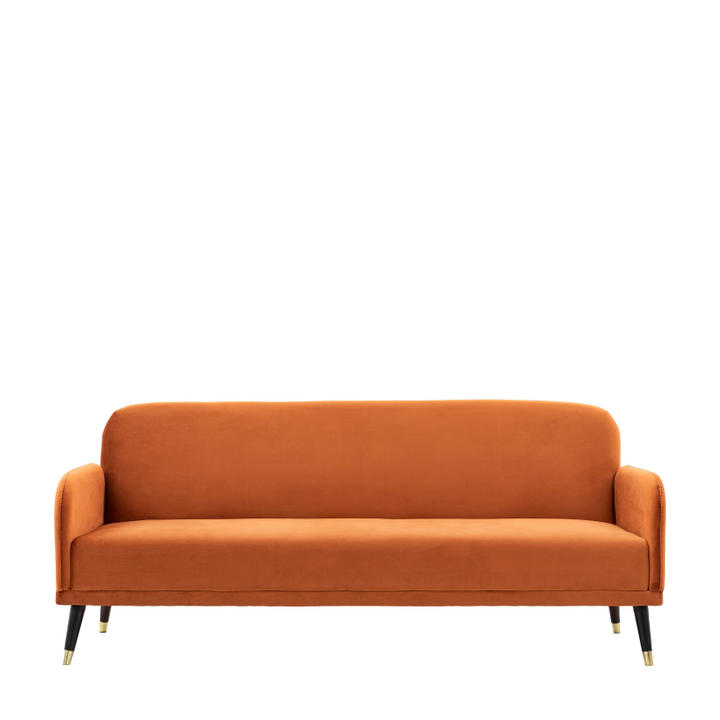 Dorchester Sofa Bed in Rust- Front