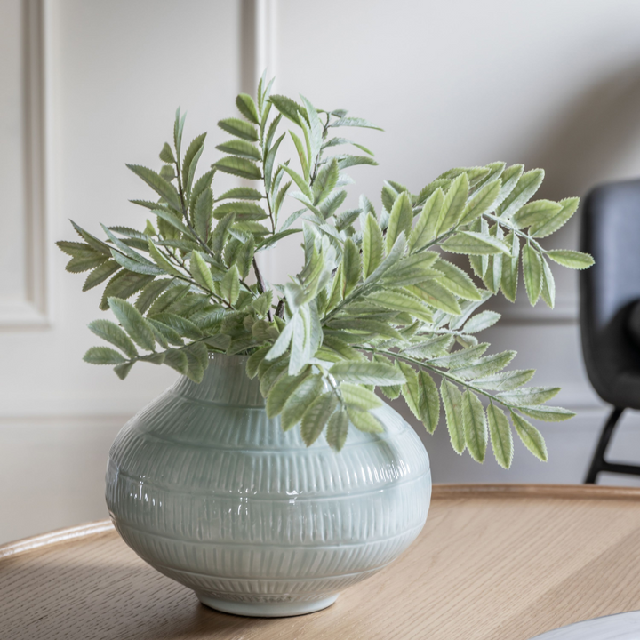 Mellow Vase in Sage- Small- Close
