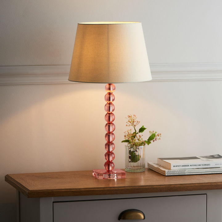 Table Lamp- Oriel in Pink Blush- Lifestyle