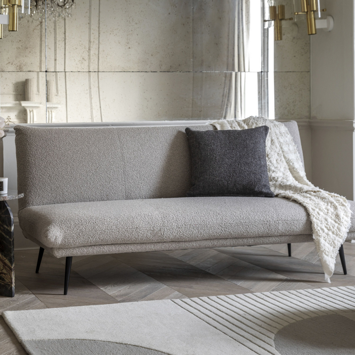Tranquil Sofa Bed in Light Grey- Lifestyle