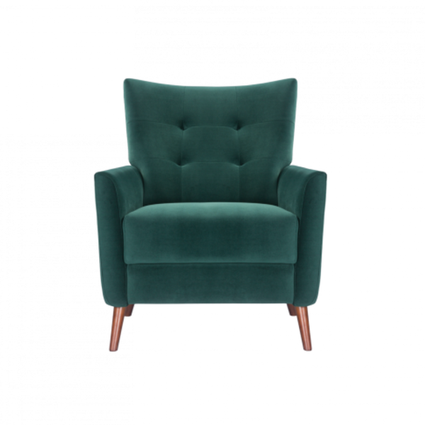 Betty Chair- Green Velvet- Front