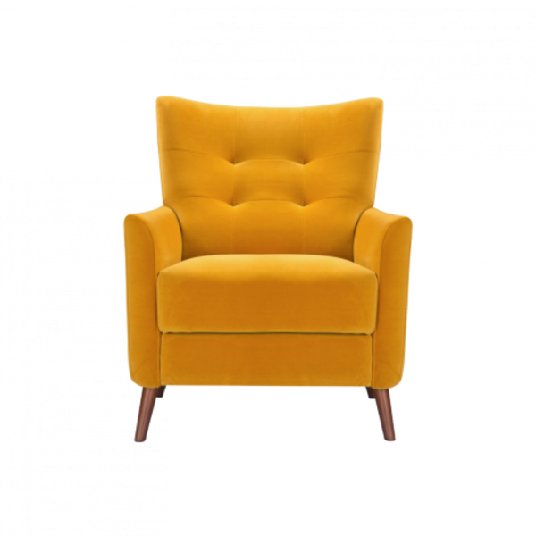 Mustard Velvet Chair- Betty