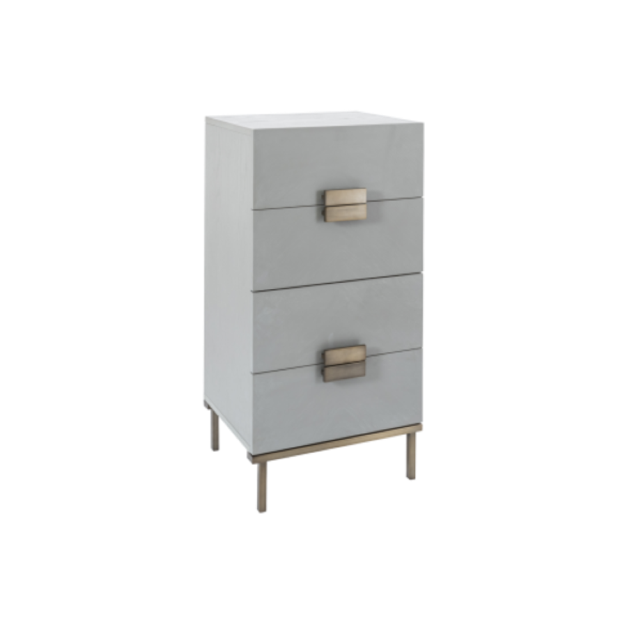 Lilly Tallboy Chest of Drawers- Side